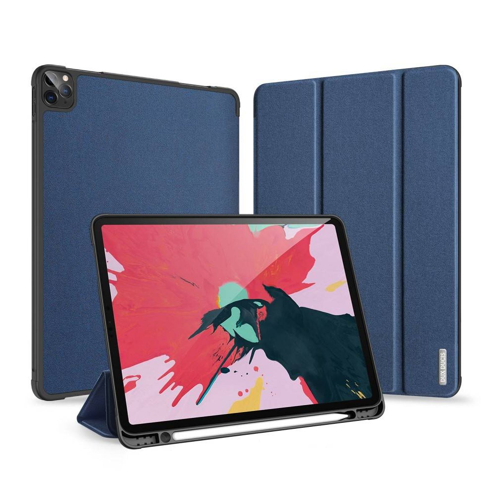 DUX DUCIS Smart 11 Generation Case Sleep für Pro Apple iPad 2020) (4. Blau Bookcover Kunstleder