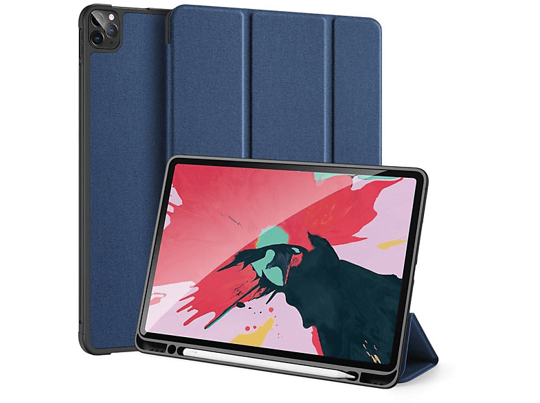 DUX DUCIS Smart Sleep Case Bookcover für Apple iPad Pro 11 (4. Generation 2020) Kunstleder, Blau