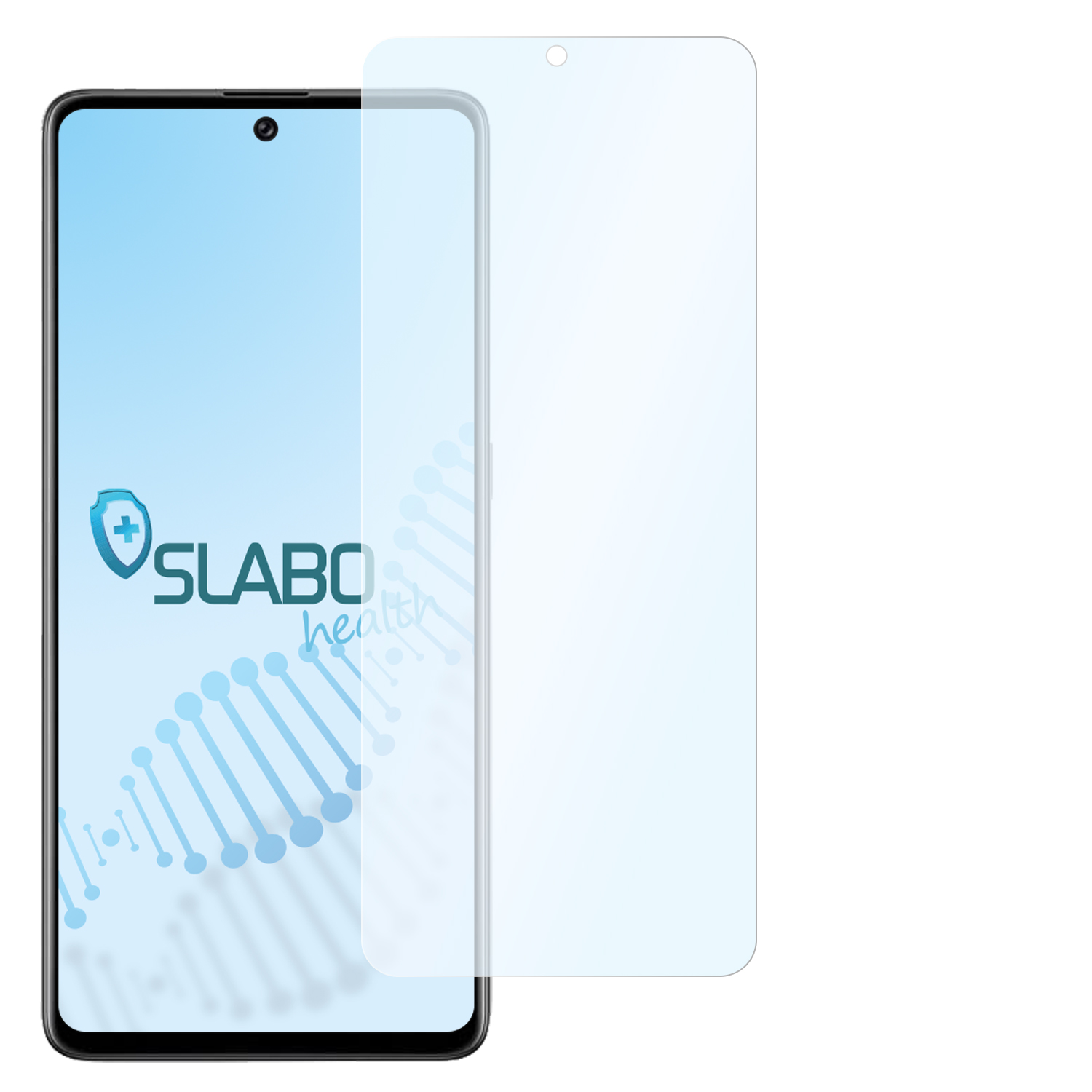 Displayschutz(für Hybridglasfolie SLABO flexible A71) Samsung antibakterielle Galaxy