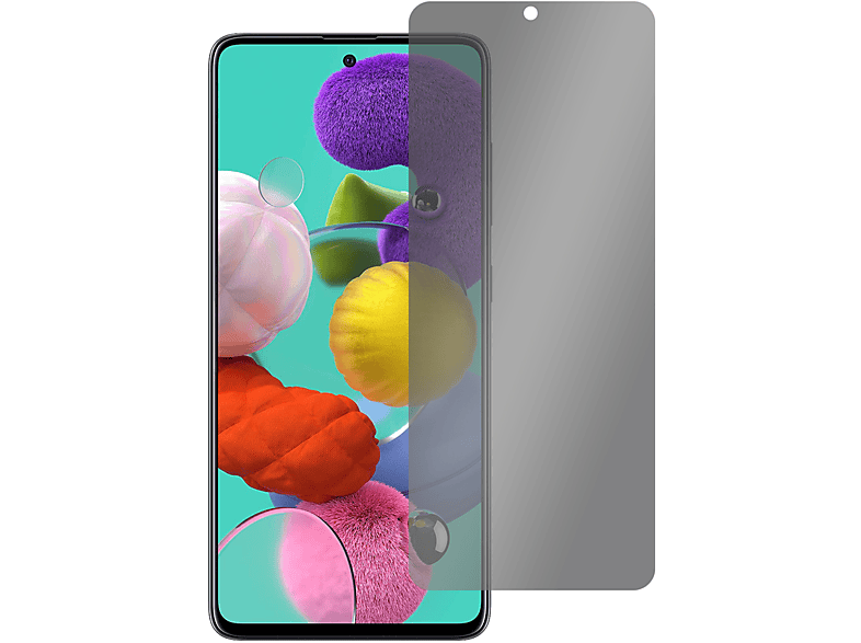 Samsung 360° SLABO A51) Blickschutzfolie Sichtschutz Galaxy Displayschutz(für 4-Way