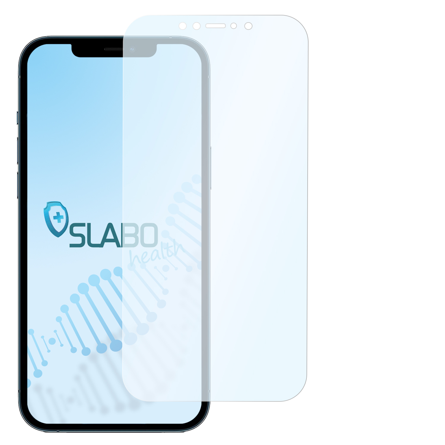 SLABO antibakterielle flexible 12 iPhone Displayschutz(für Pro Max) Apple Hybridglasfolie