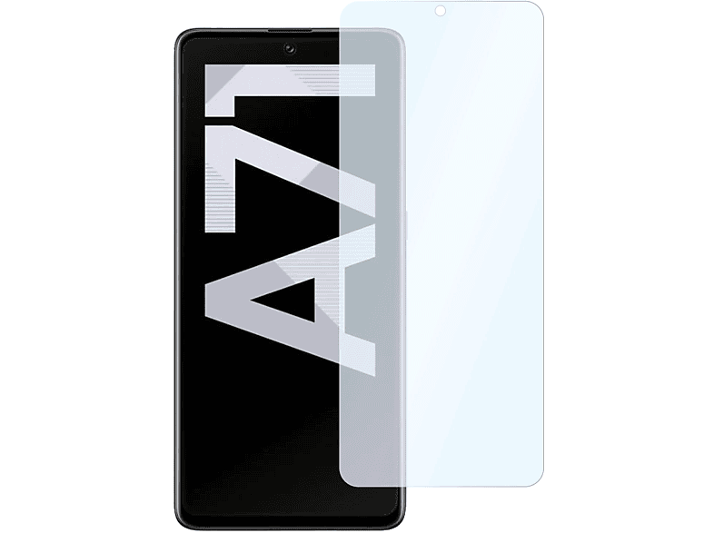 SLABO 2x flexible Panzerschutzfolie Shockproof Displayschutz(für Samsung Galaxy A71)