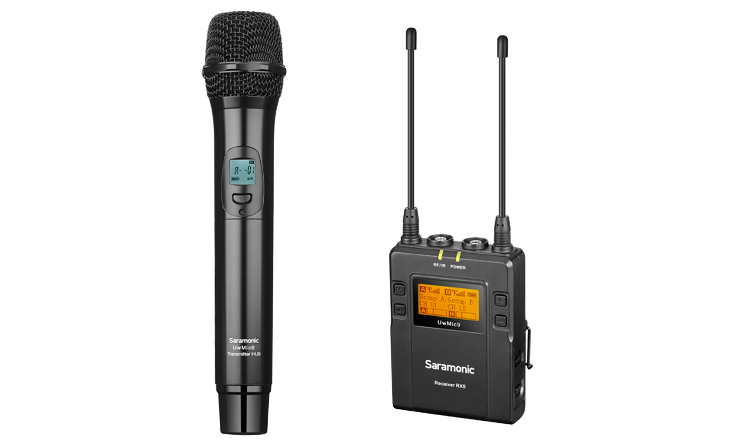 Kit4 Mikrofonsystem Wireless UHF UwMic9 Funkmikrofon SARAMONIC Schwarz