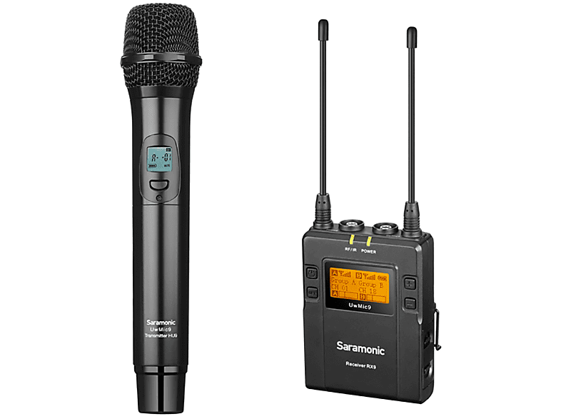 SARAMONIC UwMic9 Kit4 UHF Wireless Mikrofonsystem Funkmikrofon Schwarz