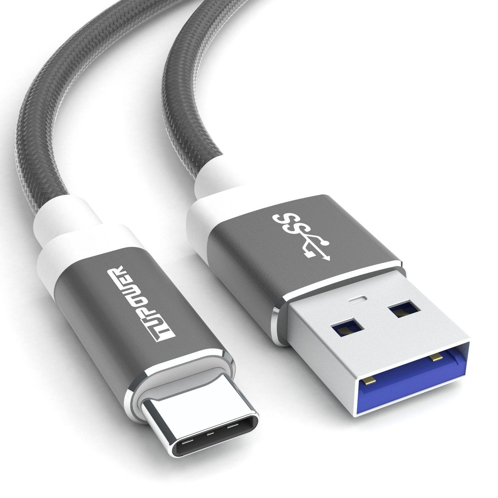 TUPOWER K02 USB C Samsung Handy C USB Kabel Datenkabel Kabel 1m QuickCharge USB 3.0 auf Ladekabel für A
