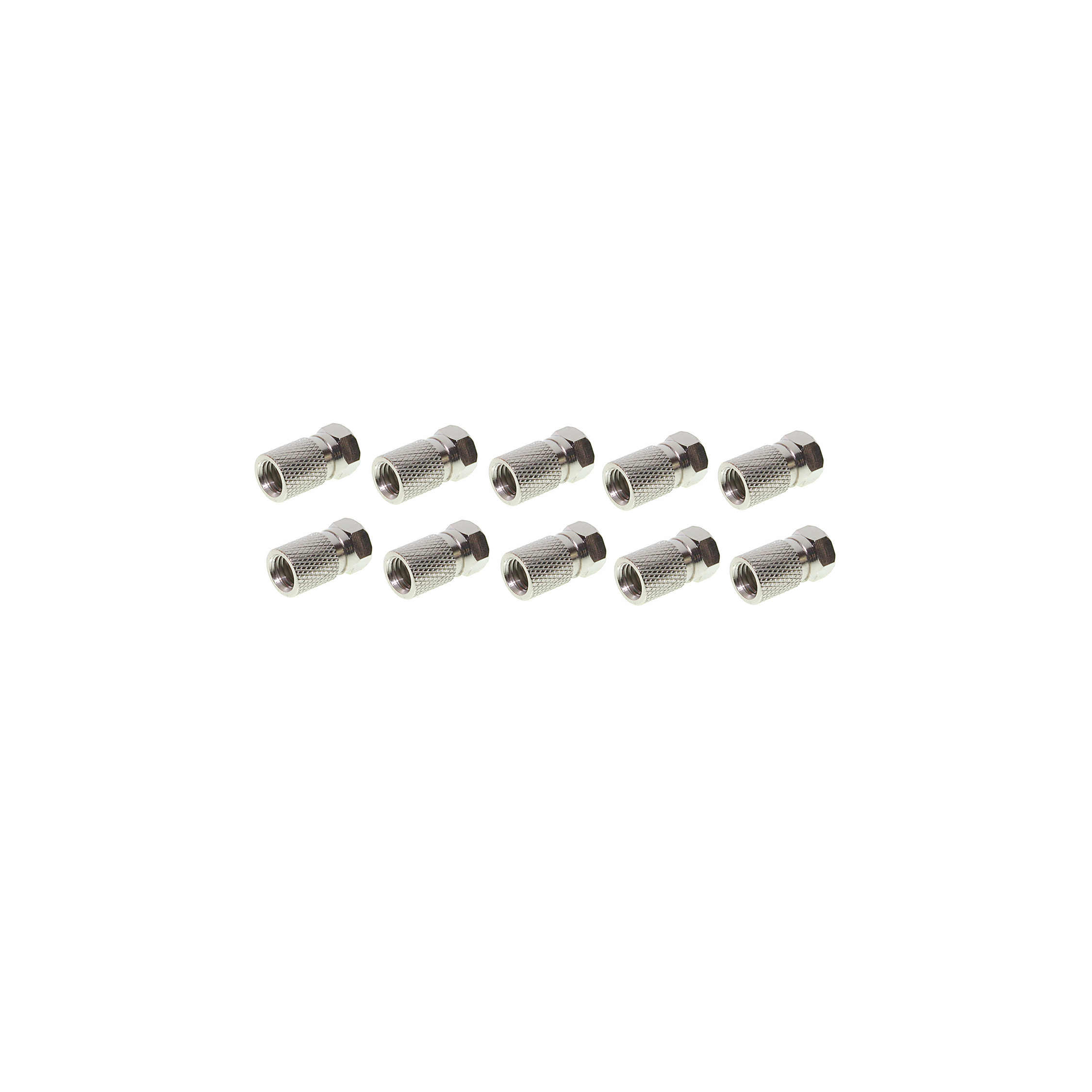 SHIVERPEAKS Adapter Sat Mutter, 7,5, +Dichtungsring,+großer VE10 F-Stecker Stecker/