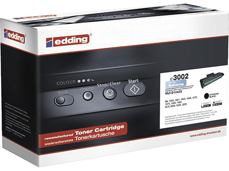 EDDING Toner 18-3002 wie Samsung MLT-D 1042S/ELS schwarz Black