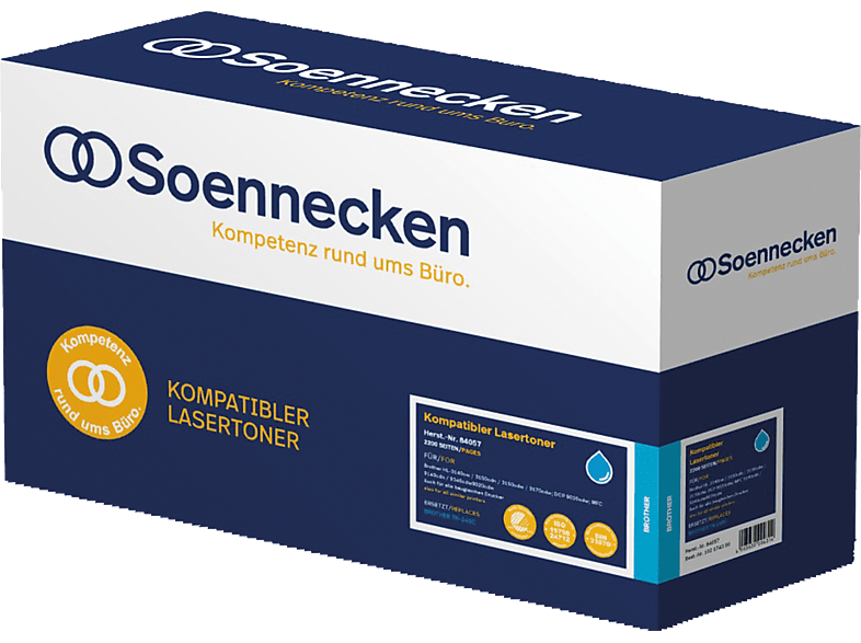 SOENNECKEN Toner 84057 wie TN245C Brother cyan Cyan