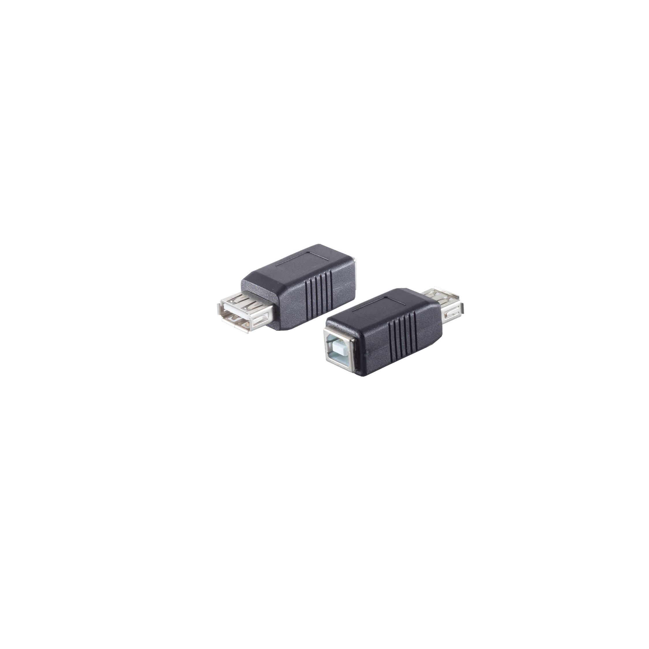 SHIVERPEAKS USB Adapter 2.0 Adapter, Kupplung / B Kupplung grau A USB