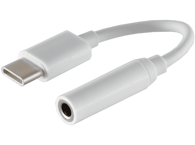 S/CONN MAXIMUM CONNECTIVITY USB C Audio Adapter, analog, weiß USB-C Adapter