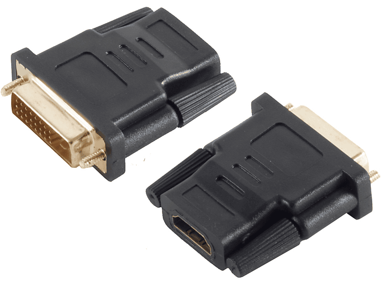 SHIVERPEAKS Adapter HDMI-Buchse / DVI-D (24+1) Stecker verg. HDMI/ DVI Adapter