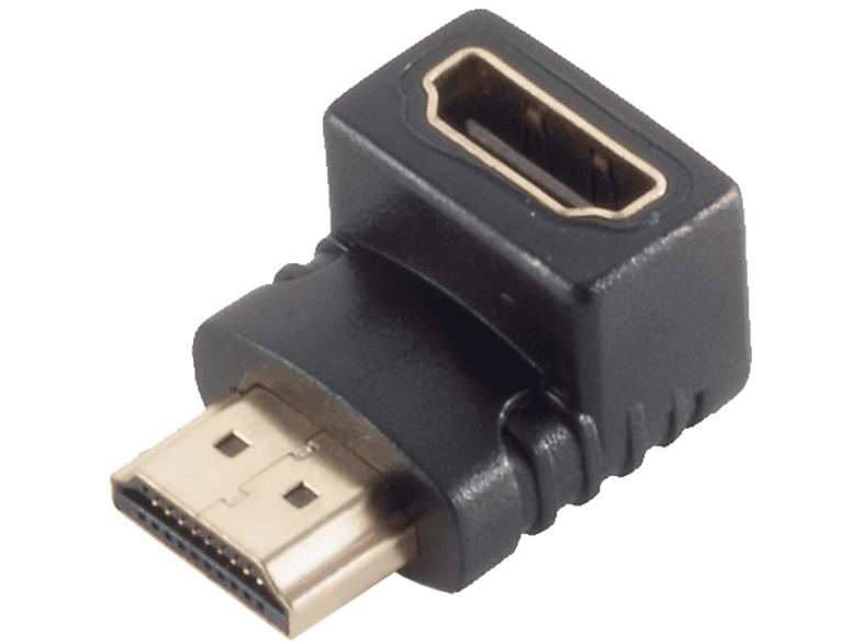SHIVERPEAKS Adapter HDMISt./HDMIBuchse Abgang unten verg. HDMI/ DVI