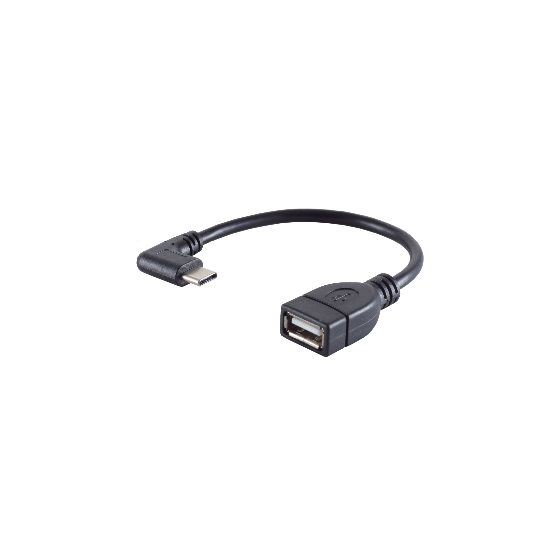 90° Adapter USB-Typ USB 2.0 Buchse SHIVERPEAKS USB C-Stecker/ A Adapter,