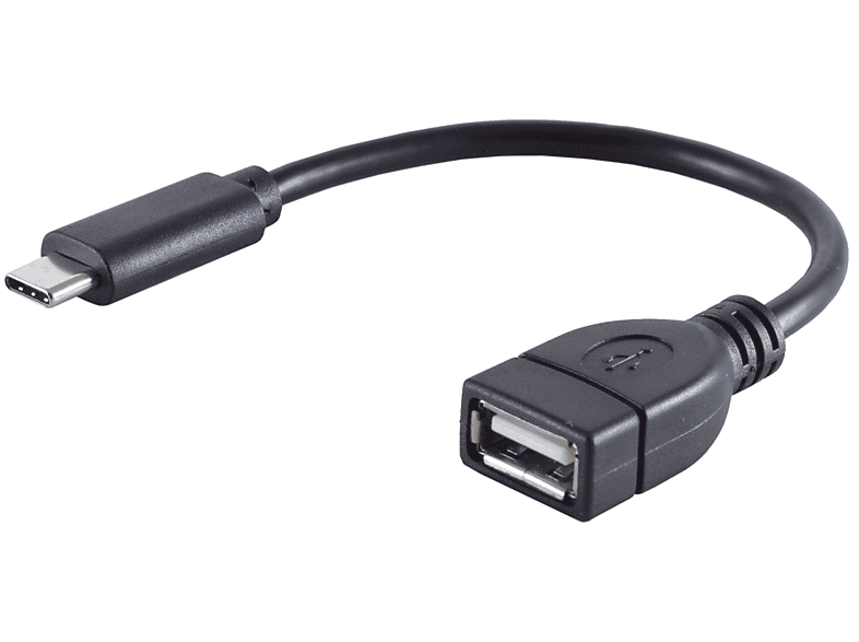 SHIVERPEAKS Adapter, USB-Typ C-Stecker/ OTG USB USB A Buchse, 2.0 Adapter