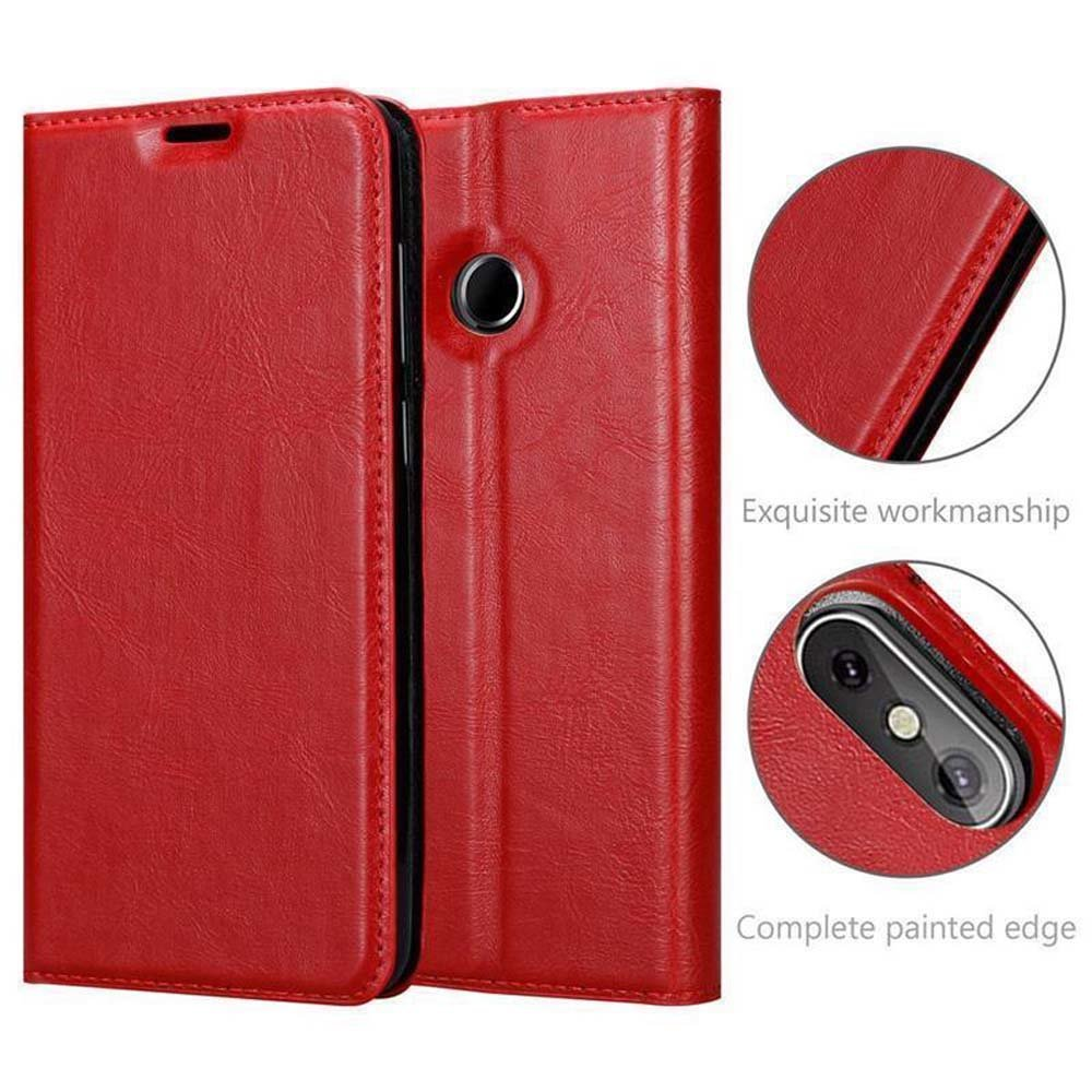 CADORABO Book Hülle ROT APFEL Magnet, J3 Invisible Bookcover, PRO, Cubot