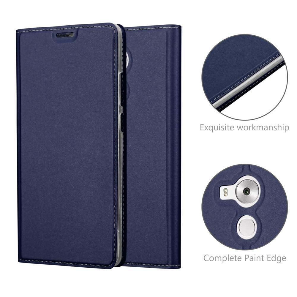 Handyhülle CADORABO Style, DUNKEL Bookcover, MATE CLASSY 8, Huawei, Book Classy BLAU