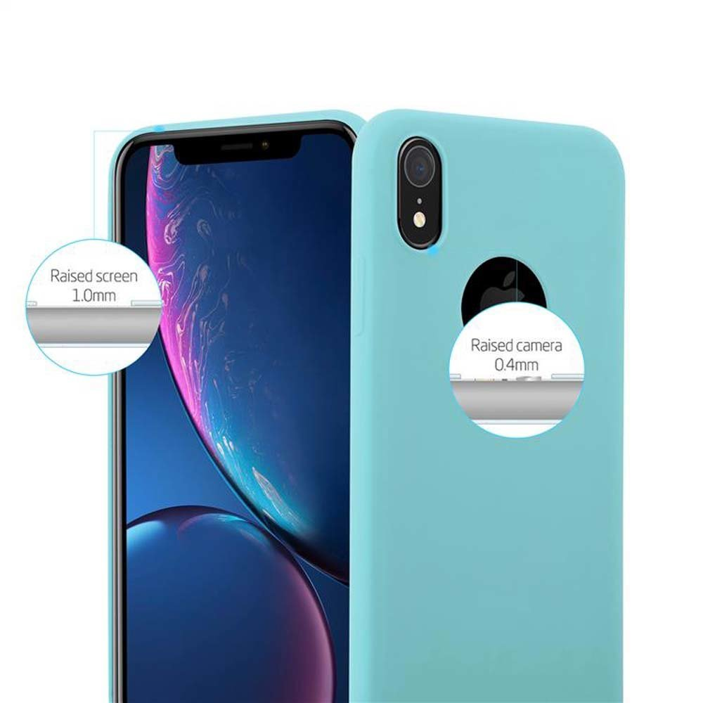 Style, Hülle BLAU Backcover, TPU CANDY Candy im iPhone Apple, CADORABO XR,