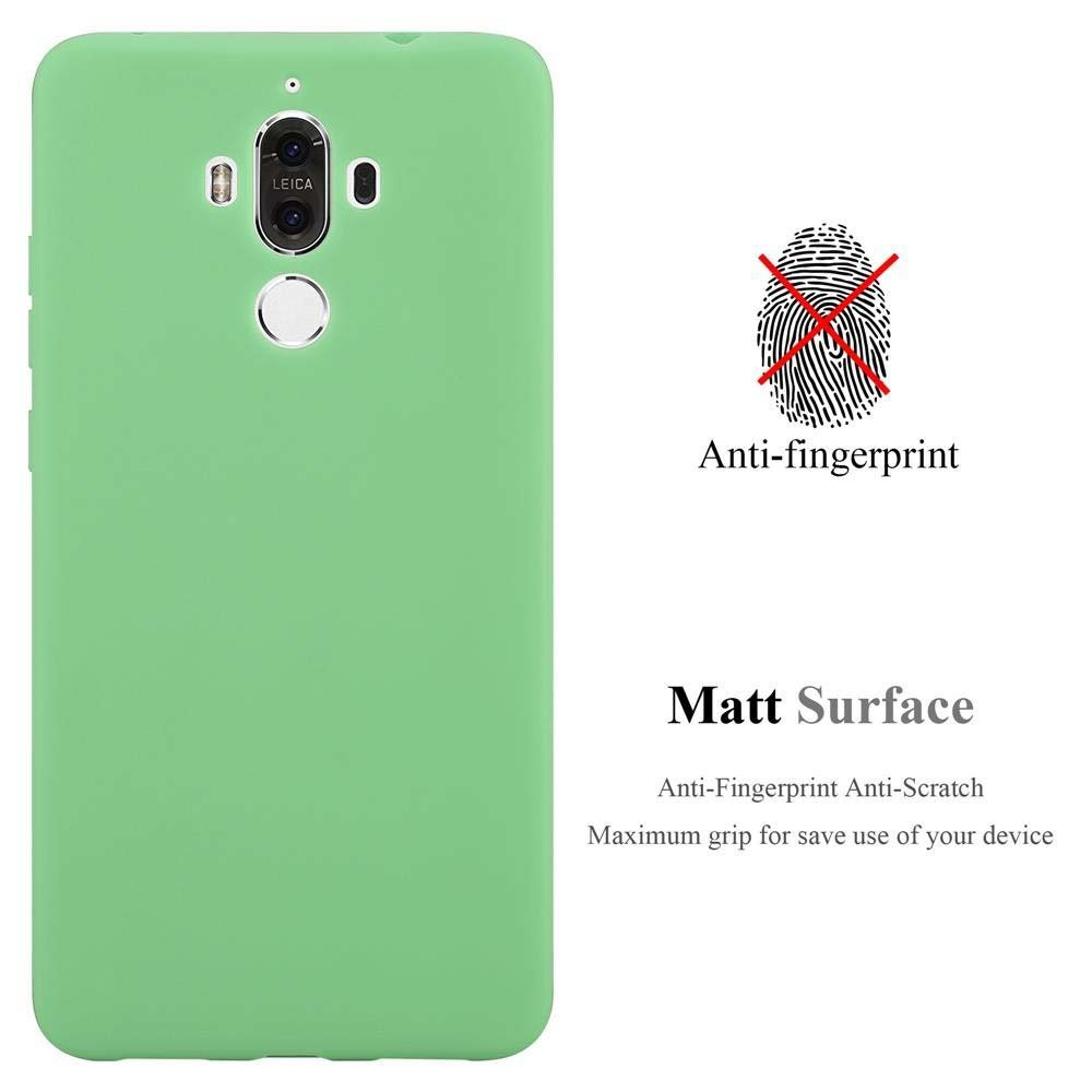 CADORABO Hülle im 9, MATE Backcover, Huawei, CANDY GRÜN Candy PASTELL Style, TPU