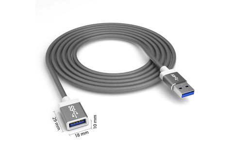 TUPOWER K51 USB 3.0 Verlängerungskabel 2m USB Verlängerung