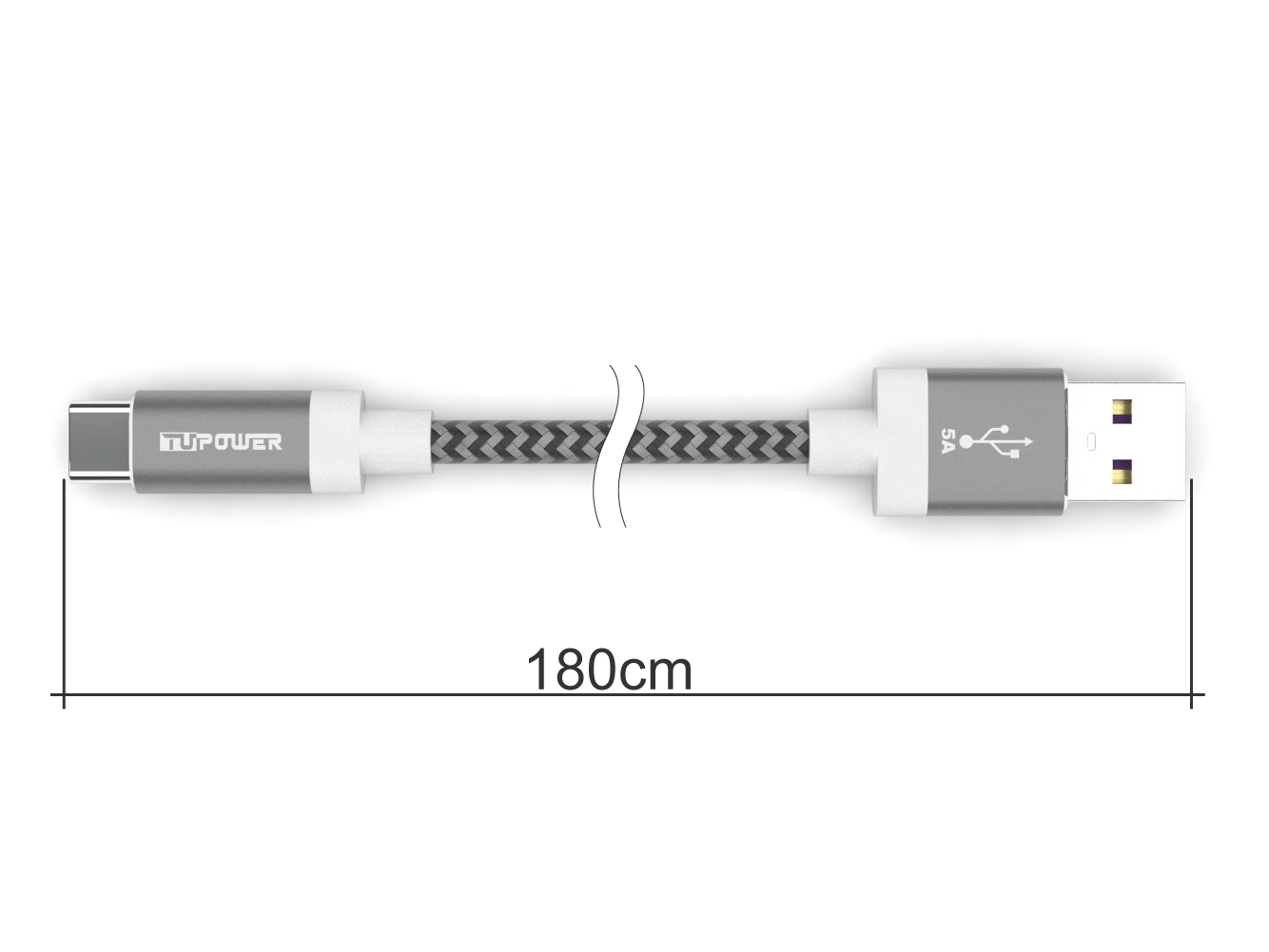 TUPOWER K20 TUPower Supercharge USB Ladekabel Kabel USB-C Datenkabel Kabel C für 1,8m Huawei