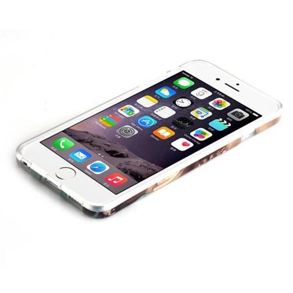 PLUS, FREIHEITSSTATUE CADORABO iPhone 6 PLUS YORK Apple, im Hard Hülle Backcover, - Case / Design, trendigen 6S NEW Schutzhülle
