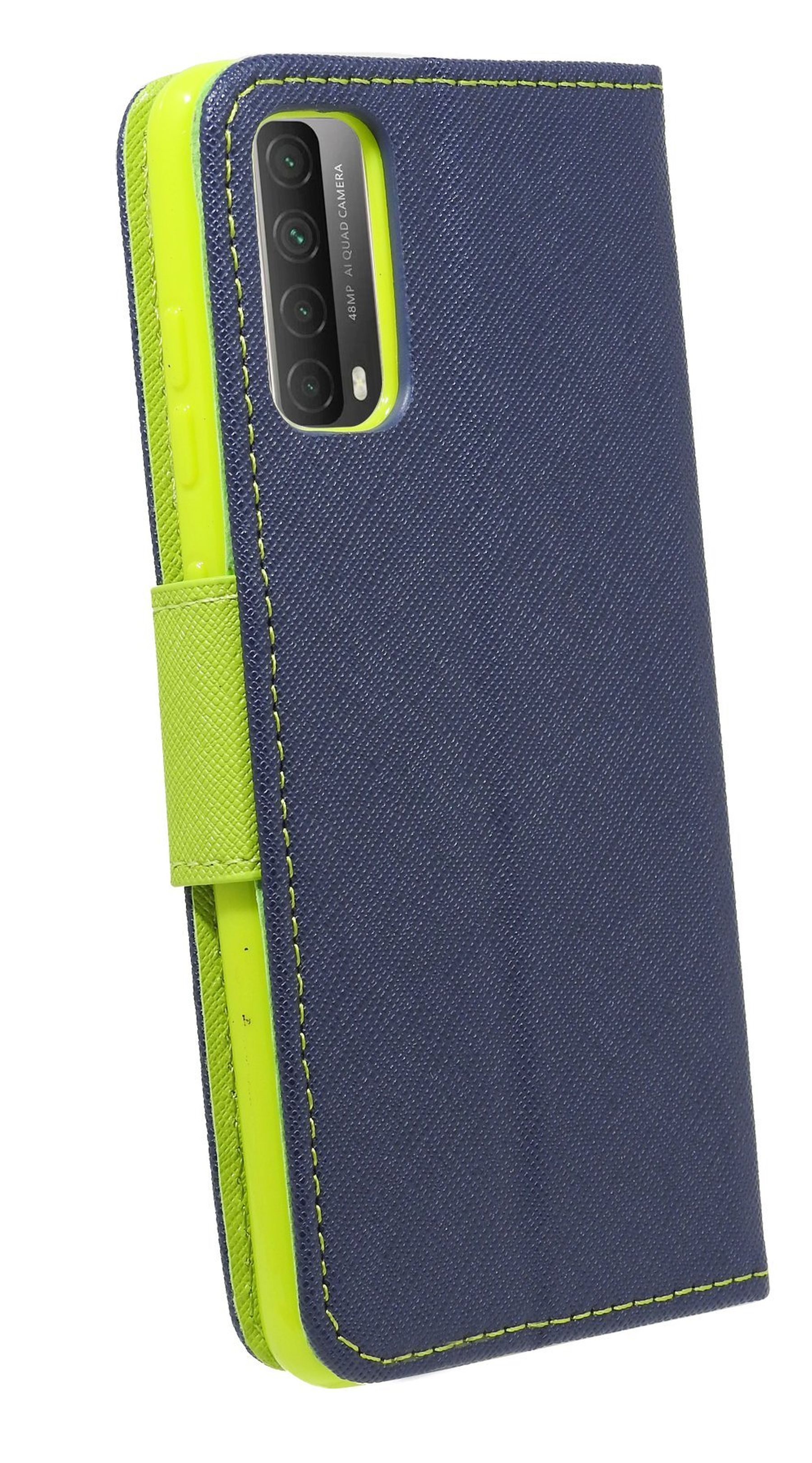 Case, Blau Bookcover, Smart Fancy Huawei, P 2021, COFI