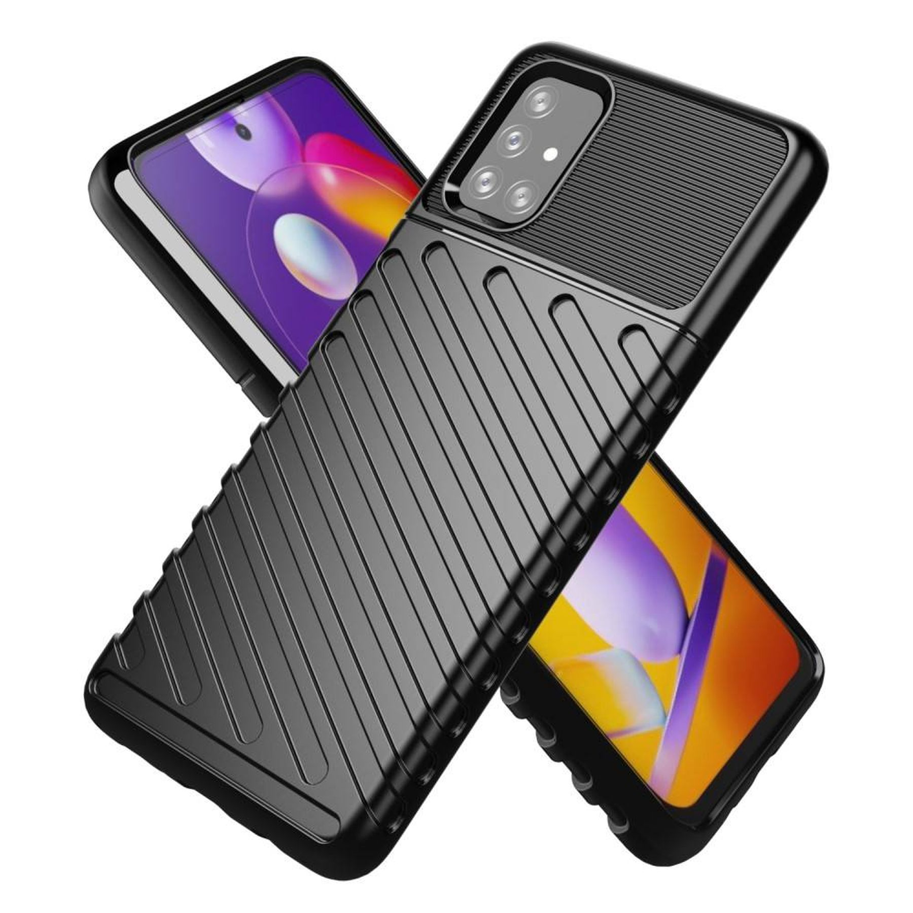 COFI Thunder Case, Bumper, Galaxy Samsung, M31s, Schwarz