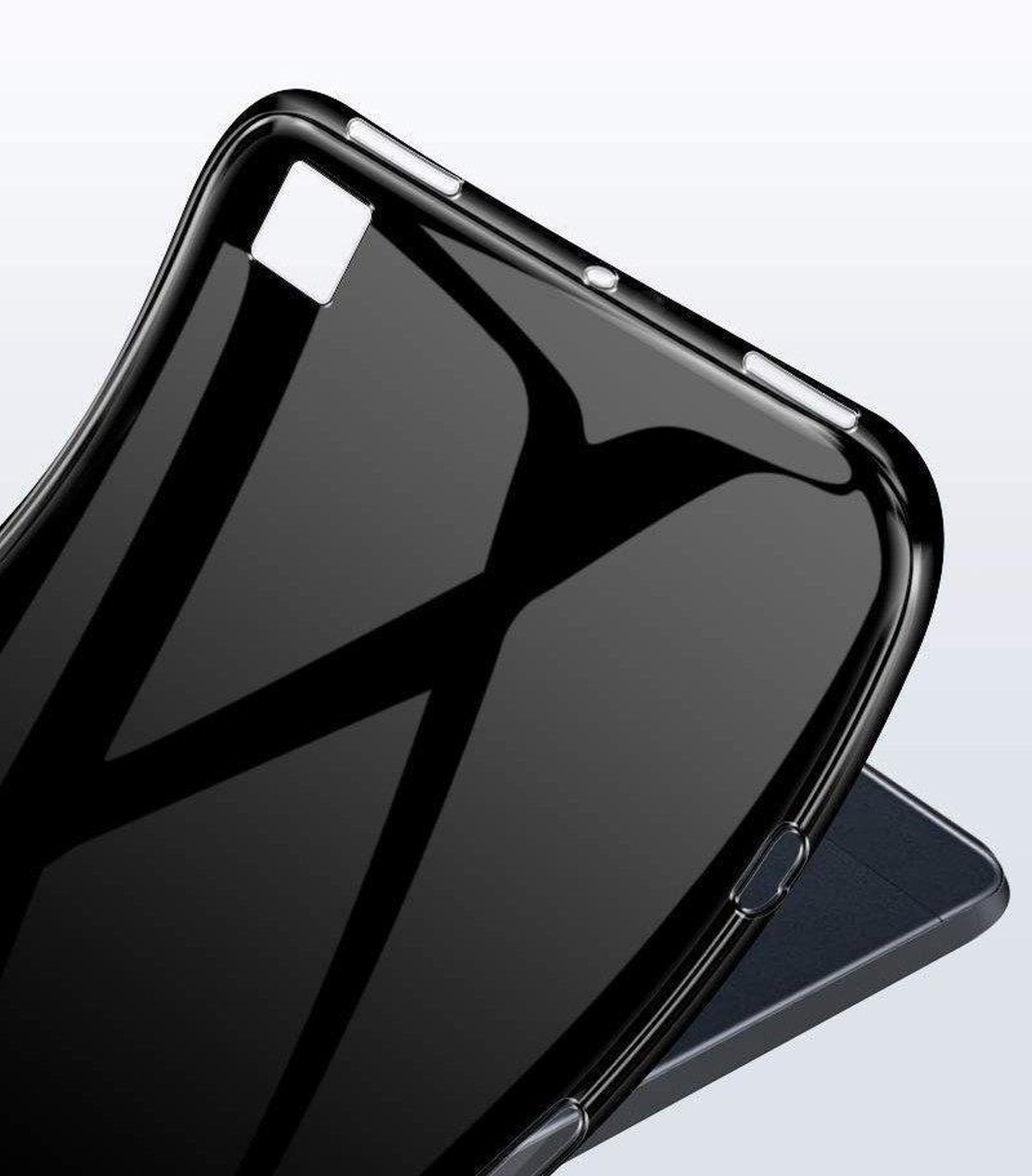 Tablet COFI Galaxy Bumper Tablethülle Samsung Schwarz für Kunststoff, Tab Case S7+