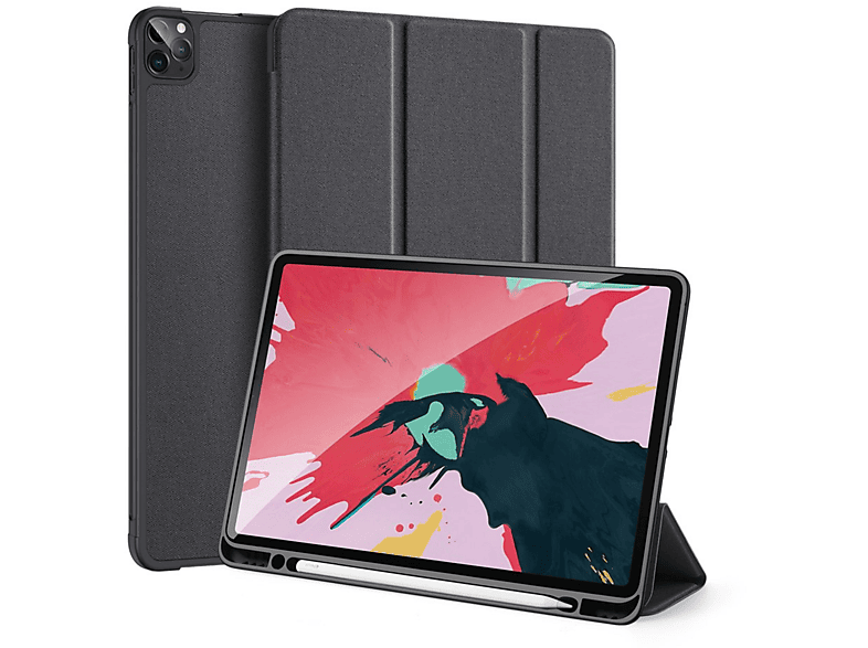 DUX DUCIS Smart Sleep Case Bookcover für Apple iPad Pro 11 (4. Generation 2020) Kunstleder, Schwarz