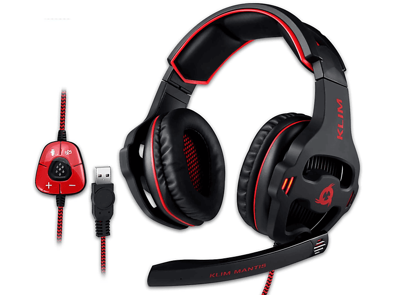 Auriculares con cable KLIM K51, Circumaurales, Negro MediaMarkt