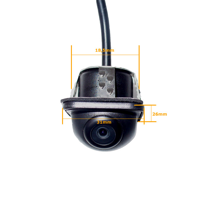 Rückfahrkamera & Front- Mini-Einbau 18mm MAXXCOUNT