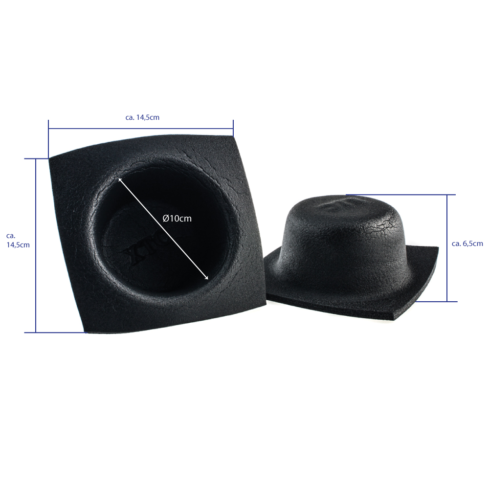 10cm VXT42 METRA Lautsprecher-Schutzgehäuse rundes