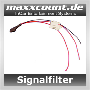 MAXXCOUNT Canbus Nachrüst-Rückfahrkamera Signalfilter
