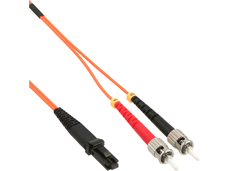 INLINE LWL Duplex Kabel, MTRJ/ST, Kabel 62,5/125µm, OM1, 5m, 5 m