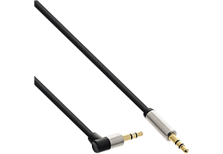 5m InLine® Slim Audio Kabel Klinke 3,5mm ST an 2x Cinch ST 