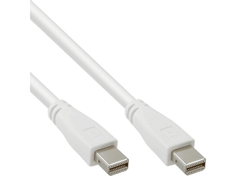 INLINE Mini DisplayPort Kabel Displayport, weiß