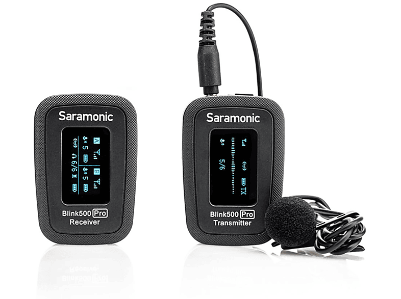 Schwarz 500 Funkmikrofon Pro SARAMONIC B1 Blink Funkmikrofon