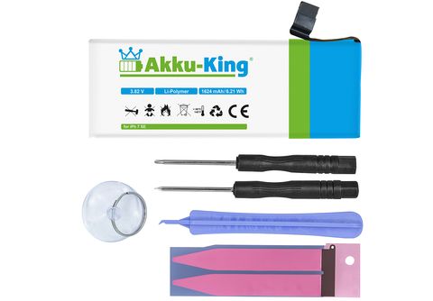 AKKU-KING Akku für iPhone SE Li-Polymer Handy-Akku, 3.82 Volt