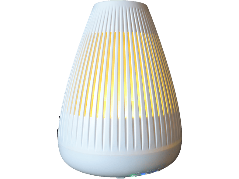 D-DESIGN Luftbefeuchter Luftbefeuchter mit Aromafunktion Weiß (48 Watt, Raumgröße: 25 m²)