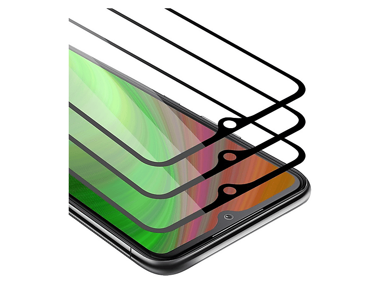 Cadorabo 3X Panzerglas Für LG V60 ThinQ - Gehärtetes Displayschutzglas 9H Härte (3 Stück, Ultra-dünn, Hüllenkompatibel)