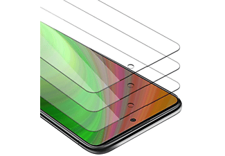 CADORABO 3er Pack Tempered Displayschutz Schutz Folie(für Samsung Galaxy A71 5G)