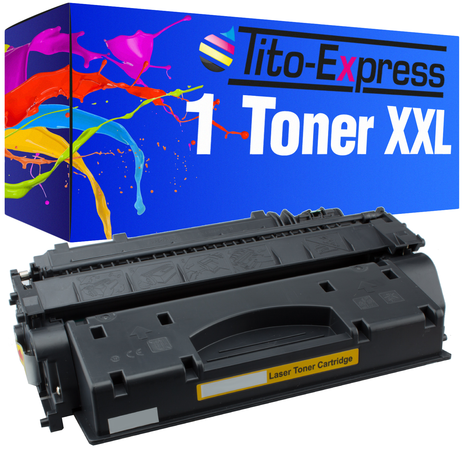 80X HP black (CF280X) Toner PLATINUMSERIE 1 ersetzt Toner TITO-EXPRESS