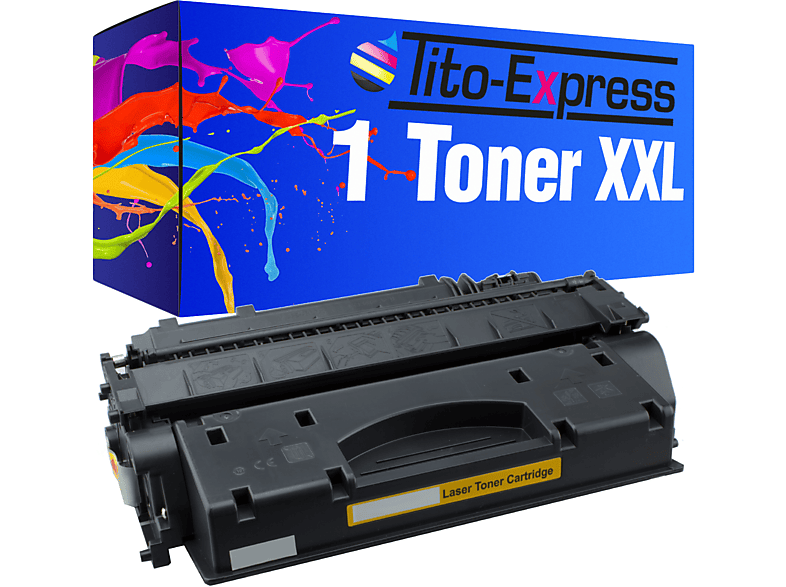 80X black (CF280X) Toner ersetzt Toner 1 HP TITO-EXPRESS PLATINUMSERIE