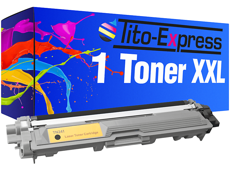 Brother TN-241 PLATINUMSERIE TITO-EXPRESS Toner 1 TN-245 (TN241) ersetzt Toner black