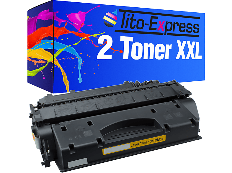 TITOEXPRESS PLATINUMSERIE 2 Toner ersetzt HP 05X Toner black (CE505X