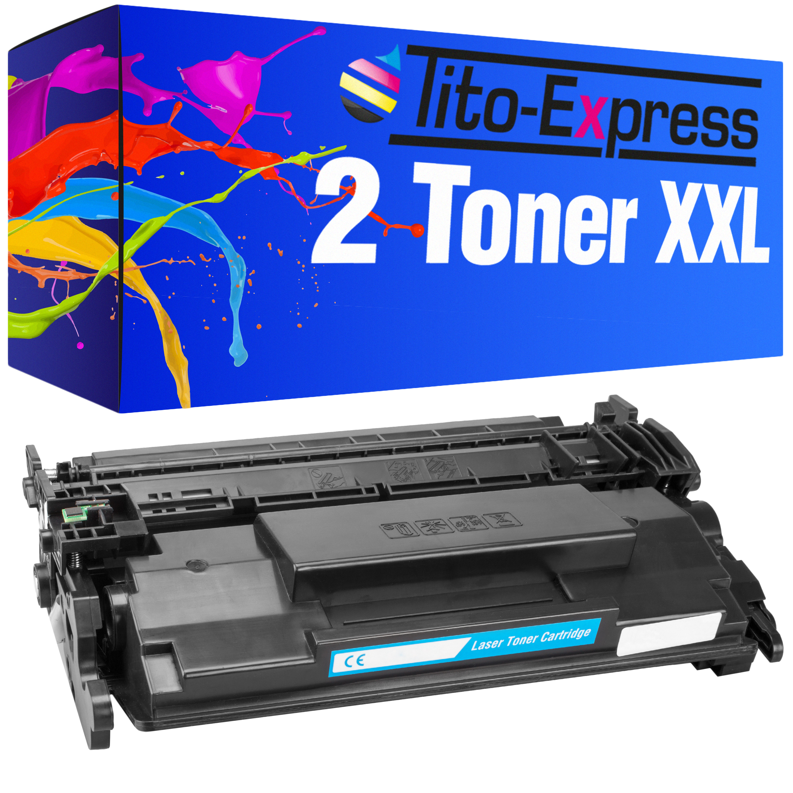 TITO-EXPRESS PLATINUMSERIE black Toner 26X (CF226X) HP 2 Toner ersetzt