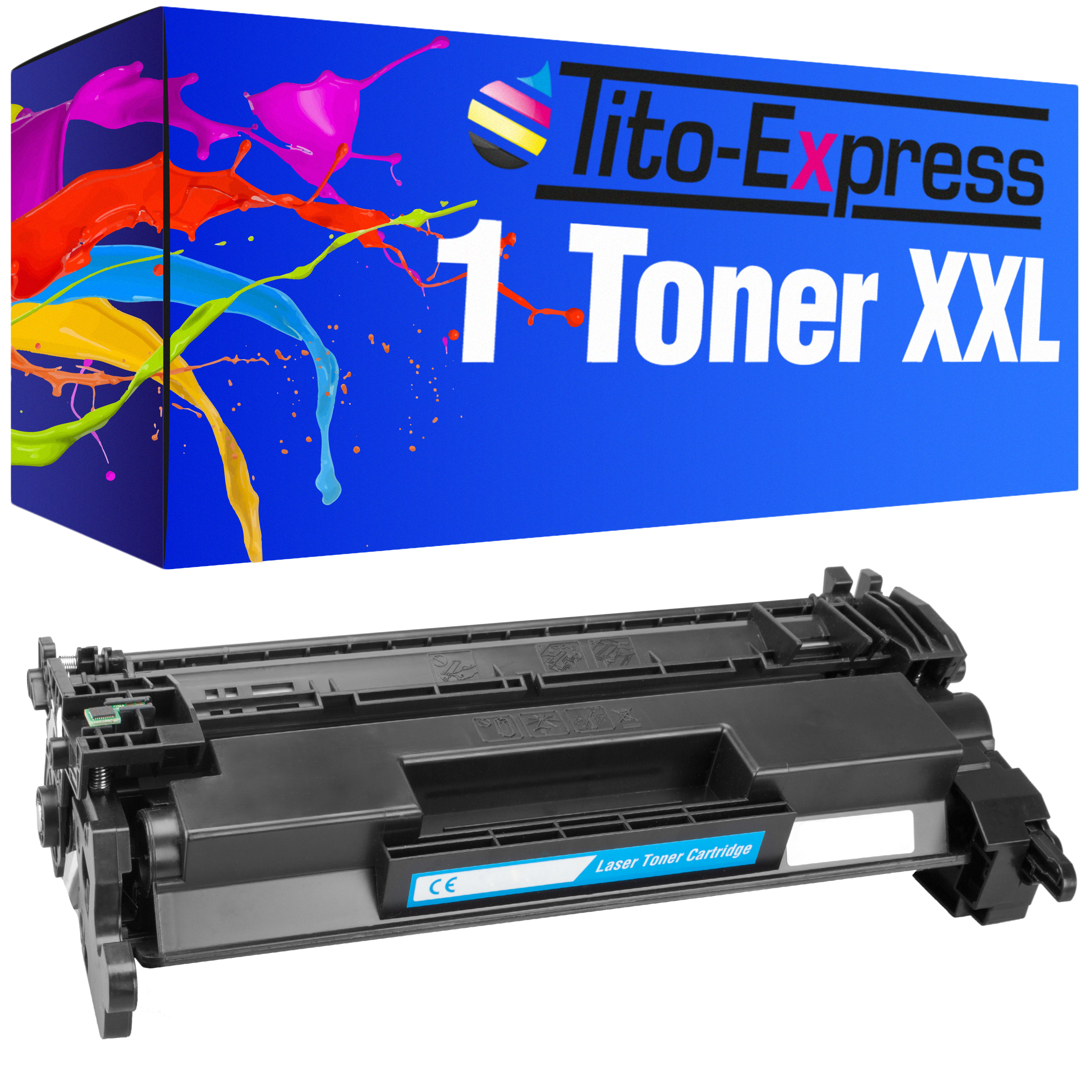 TITO-EXPRESS PLATINUMSERIE black Toner Toner (CF226A) 1 26A HP ersetzt