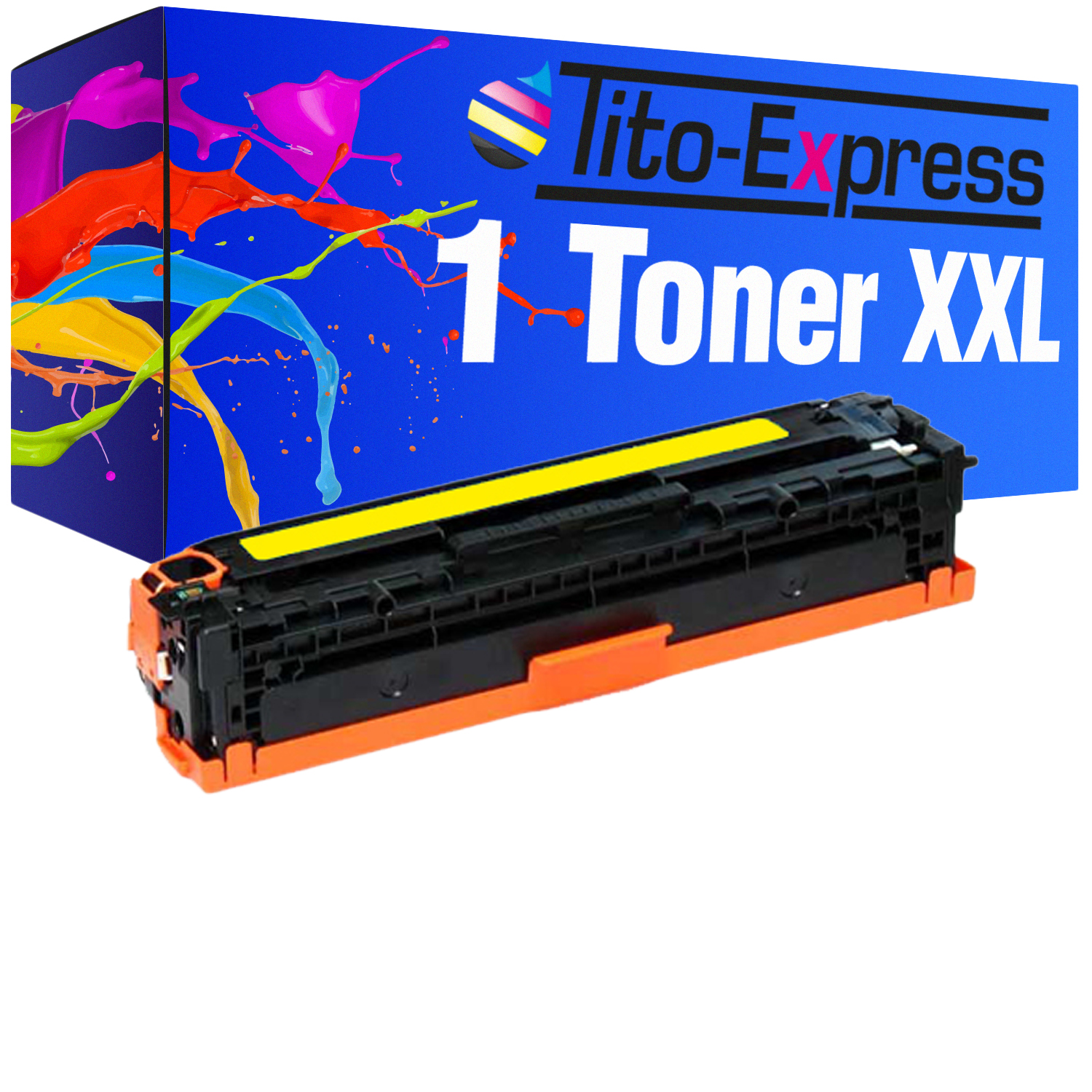TITO-EXPRESS PLATINUMSERIE 218A 1 HP ersetzt Toner yellow Toner (CE322A)