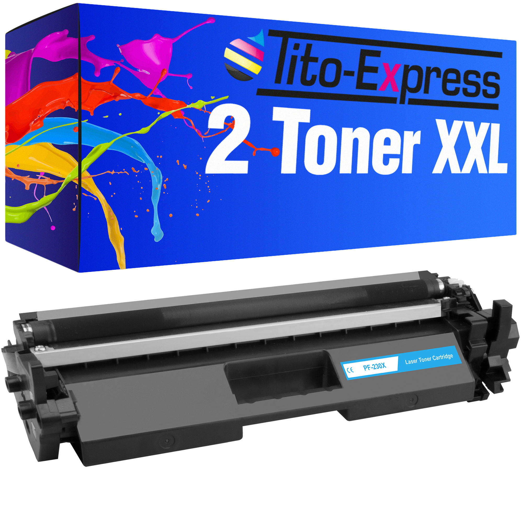 CF230X Toner ersetzt (CF230X) PLATINUMSERIE HP 30X black Toner TITO-EXPRESS 2
