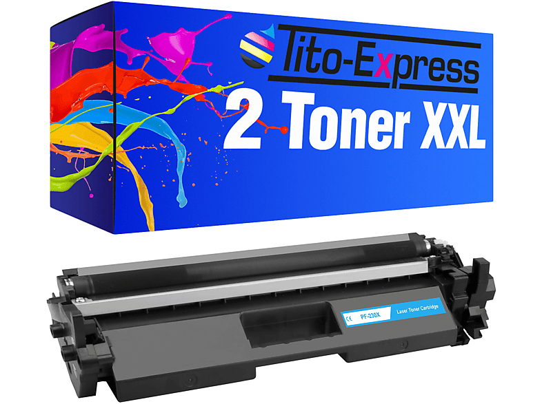 TITO-EXPRESS PLATINUMSERIE black HP 30X Toner Toner ersetzt CF230X 2 (CF230X)